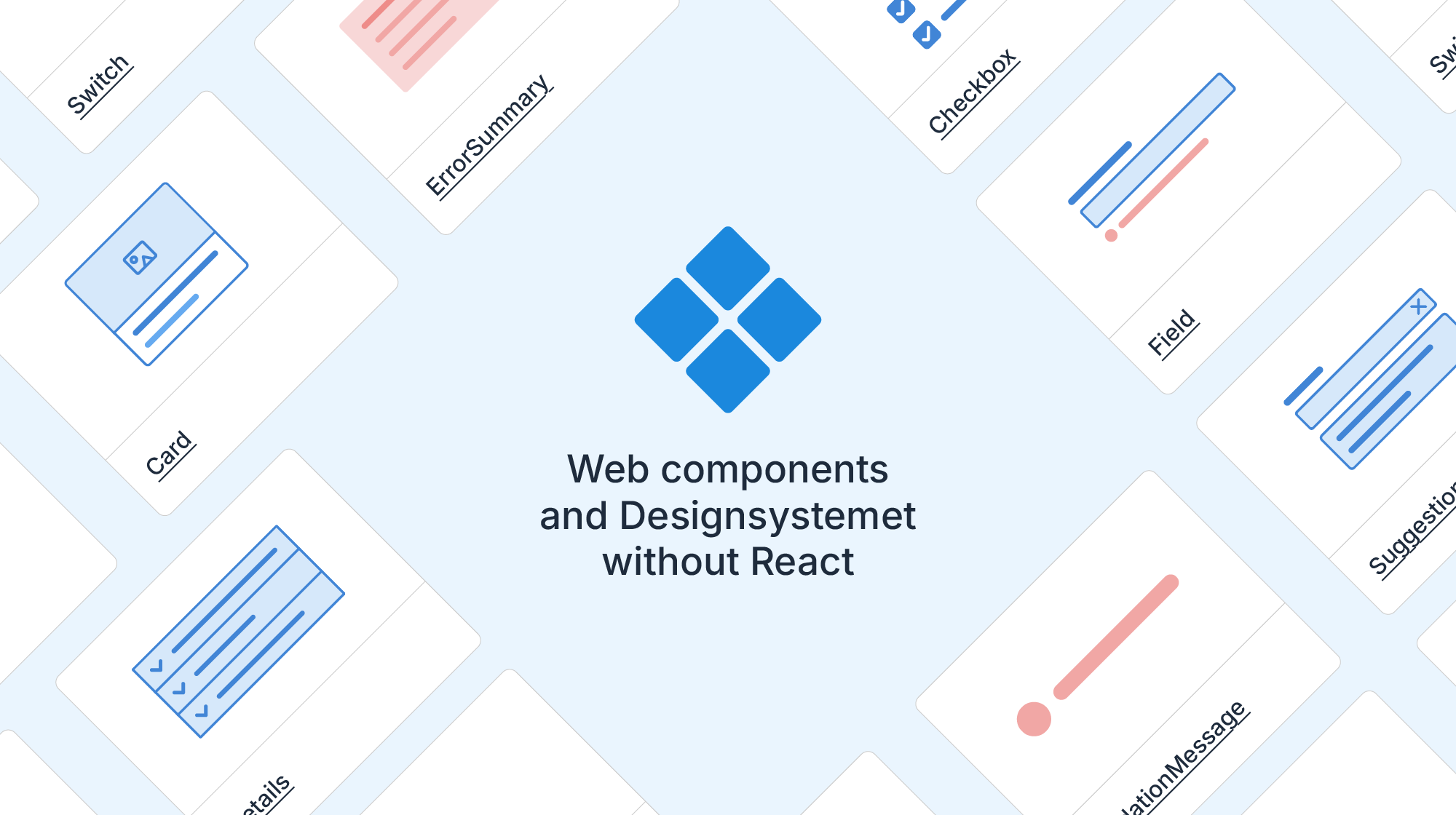 Illustration of web components